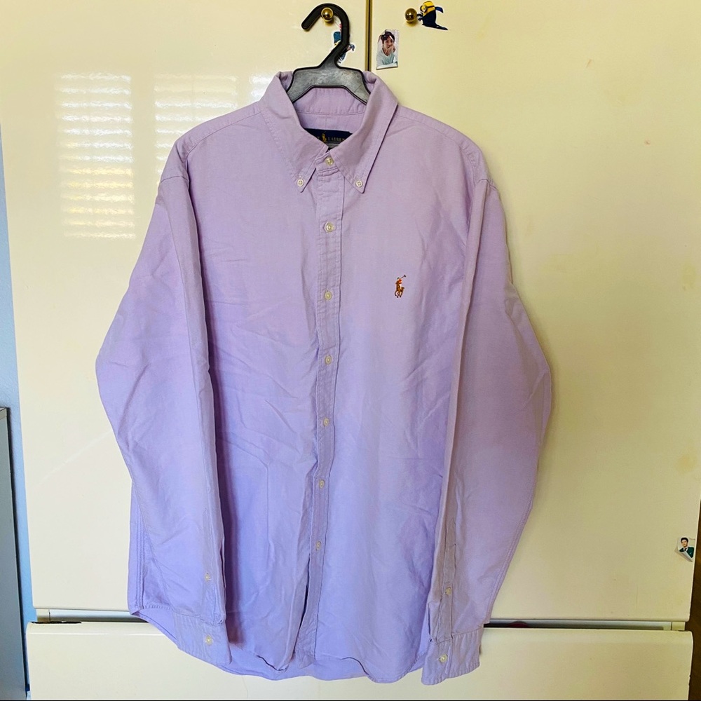 Purple Ralph Lauren shirt
